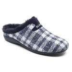 Slipper blauw textiel 86101 River Woods